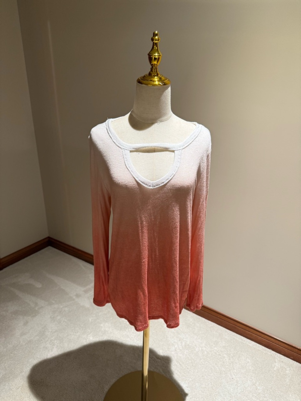 Maurices White Scoop Neck Lightweight Knit Top